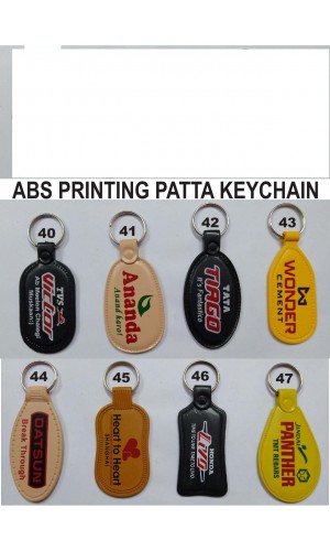 ABS Printing Patta Key Chain
